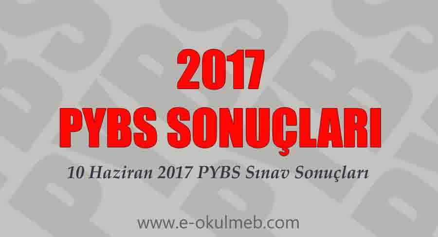 2017 PYBS Bursluluk Sınavı Sonuçları